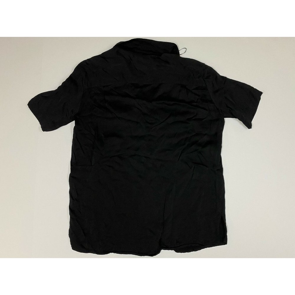 zara button down shirt mens m black - Picture 5 of 6